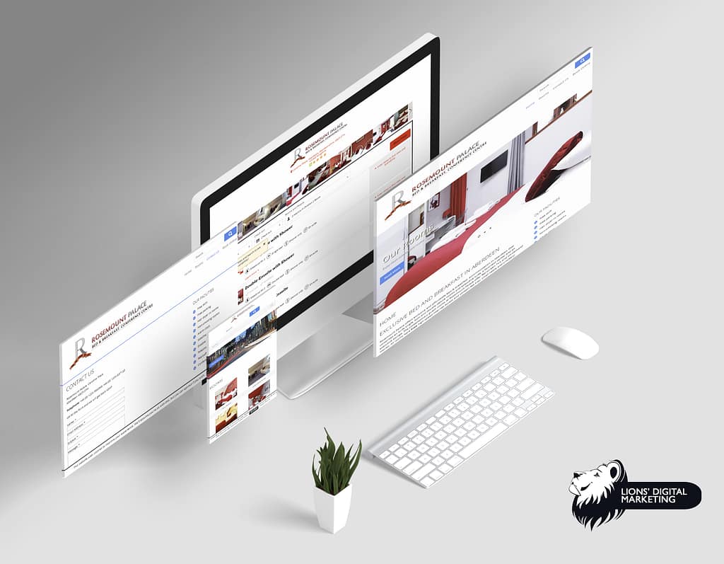 Website design and management Aberdeen for RP