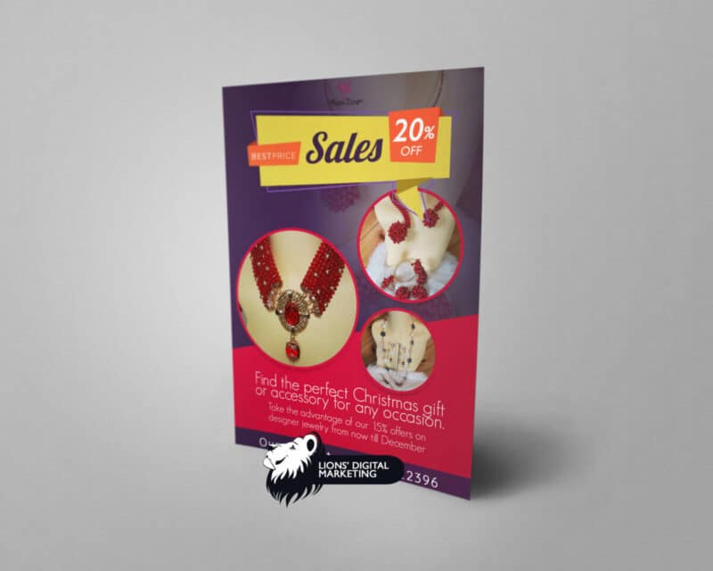 Flyer design for wonder concept sales Aberdeen